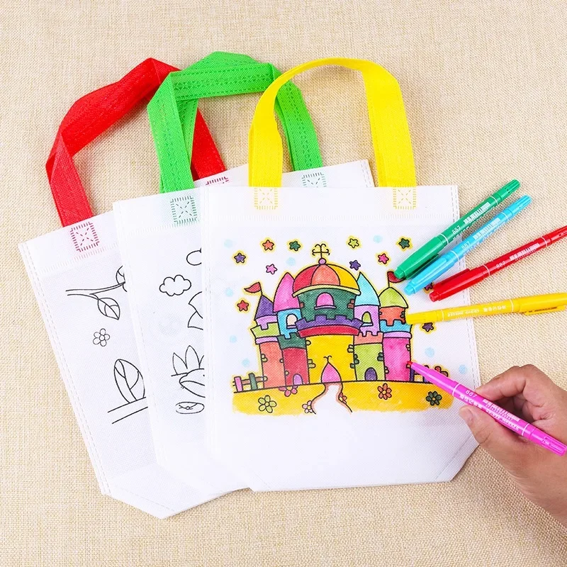 Art Craft 4 Years Old - 1-10 pçs conjuntos diy graffiti saco