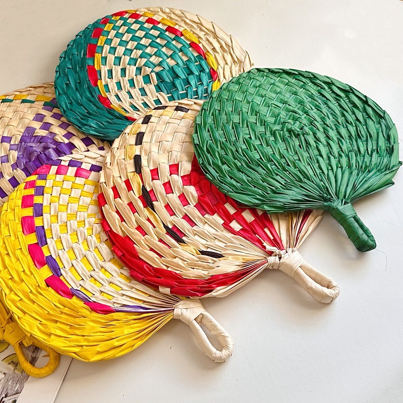 Art Craft With Leaves - Leque Artesanal Estilo Chinês, Leque Retro