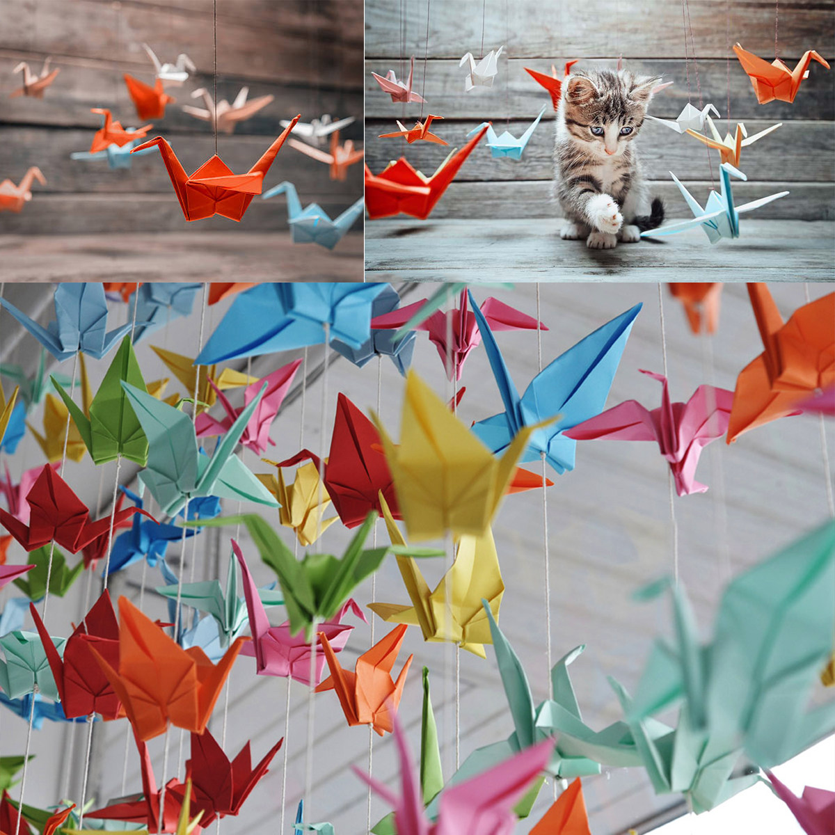 Art Craft With Paper - 200 Folhas de Papel de Origami
