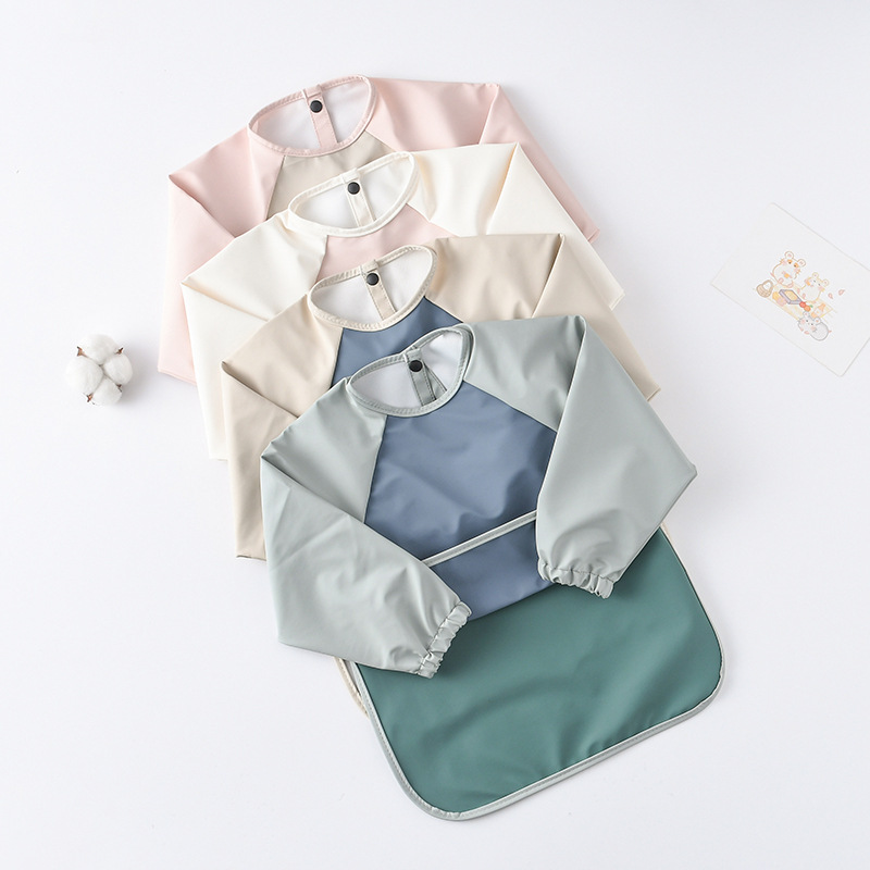 Babadores pu de manga comprida - Art Craft 4 Years Old avaliação e preço