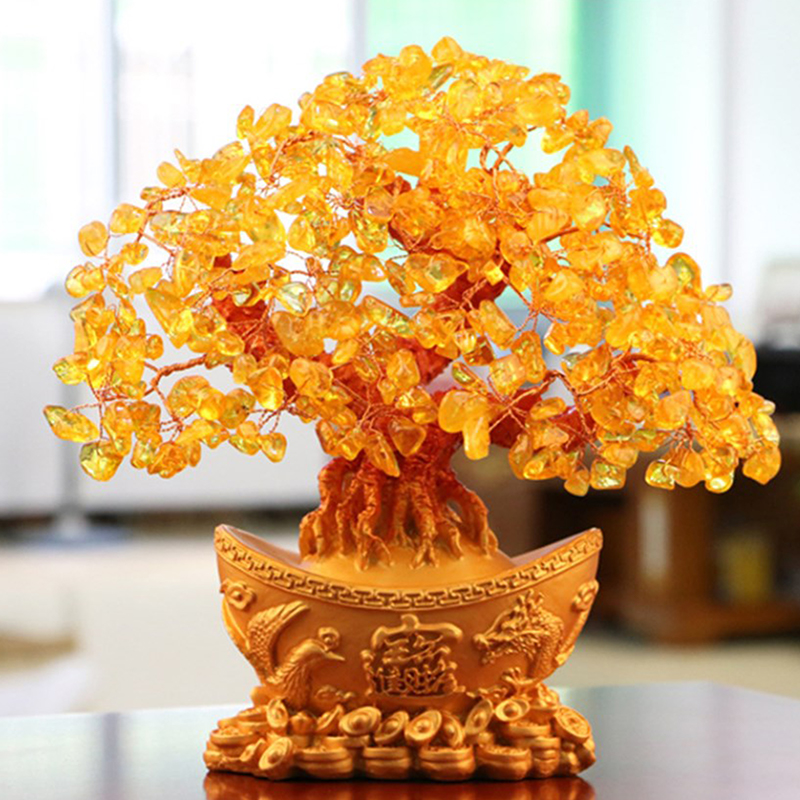 Árvore De Dinheiro Da Sorte Ch - Art Craft New Year avaliação e preço