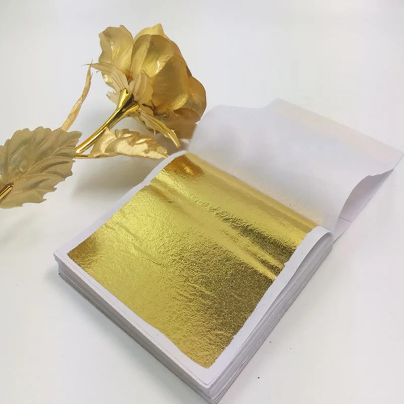 100 folhas de imitação de ouro - Art Craft With Leaves avaliação e preço