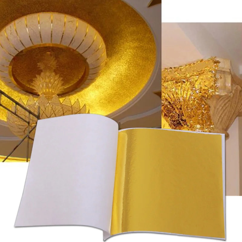100 folhas de imitação de ouro - Art Craft With Leaves avaliação e preço
