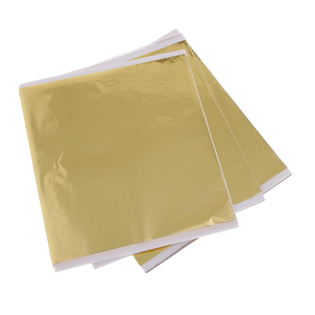 100x14cm folhas de folha de ou - Art Craft With Paper avaliação e preço