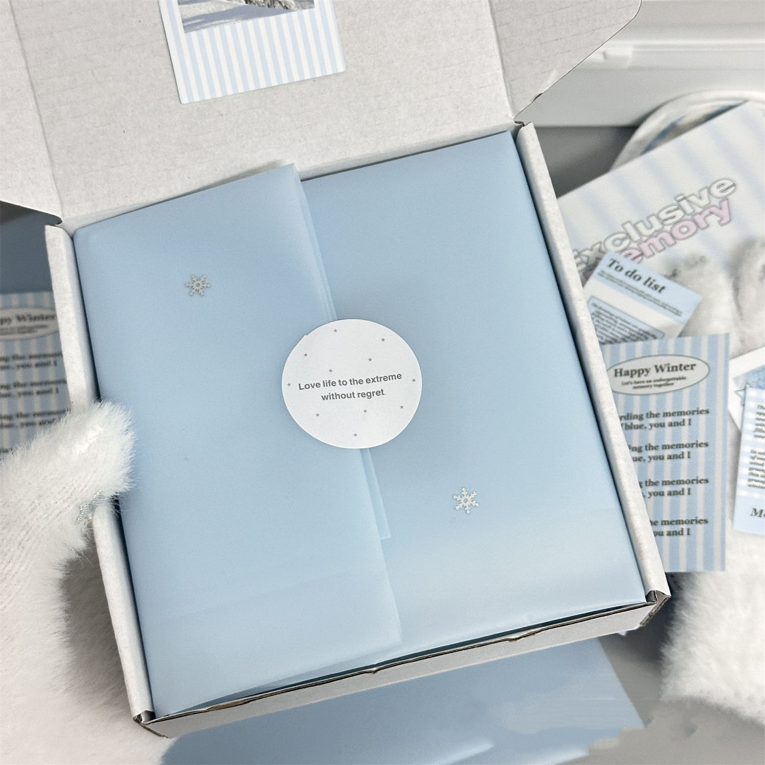 5 folhas/pacote branco azul ve - Art Craft New Year avaliação e preço