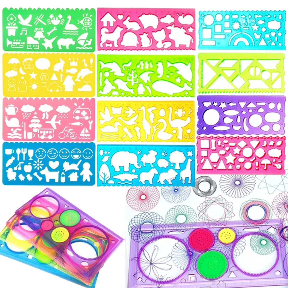 Geometria spirograph desenho e - Art Craft 4 Years Old avaliação e preço
