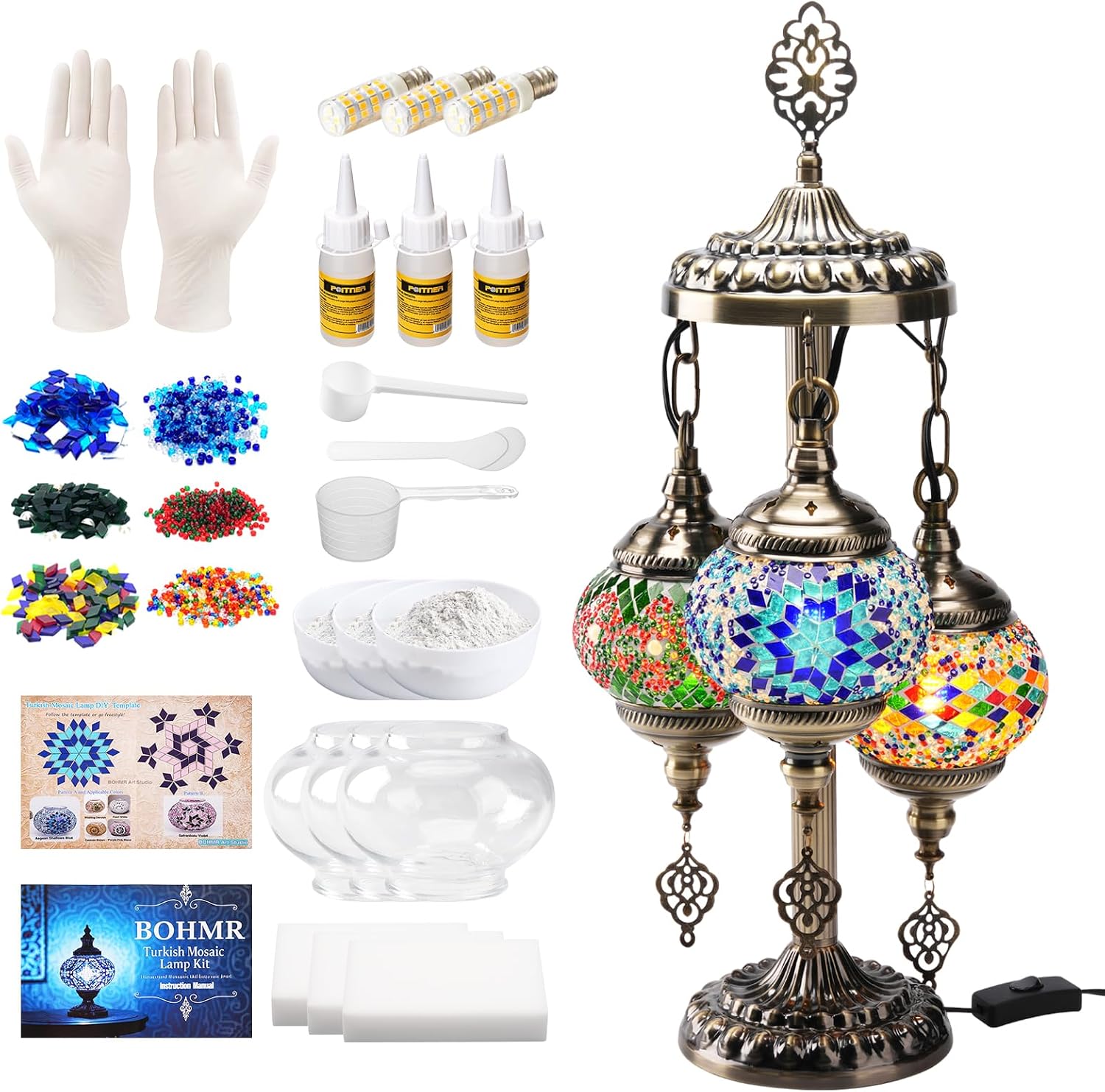 Kit DIY de Lâmpada Turca de Mo - Art Craft Making avaliação e preço