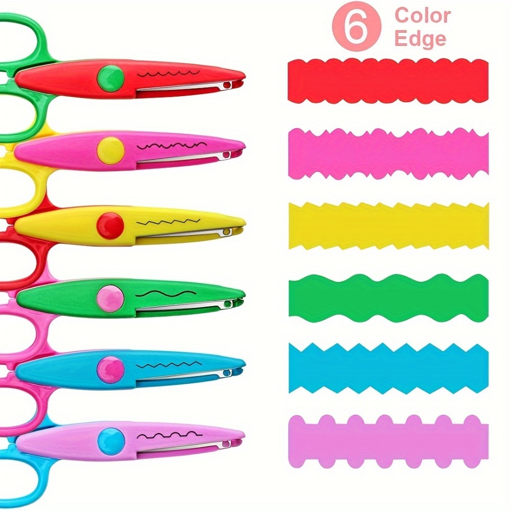 6 Pçs/set Tesoura Ondulada Dec - Art Craft 4 Years Old avaliação e preço