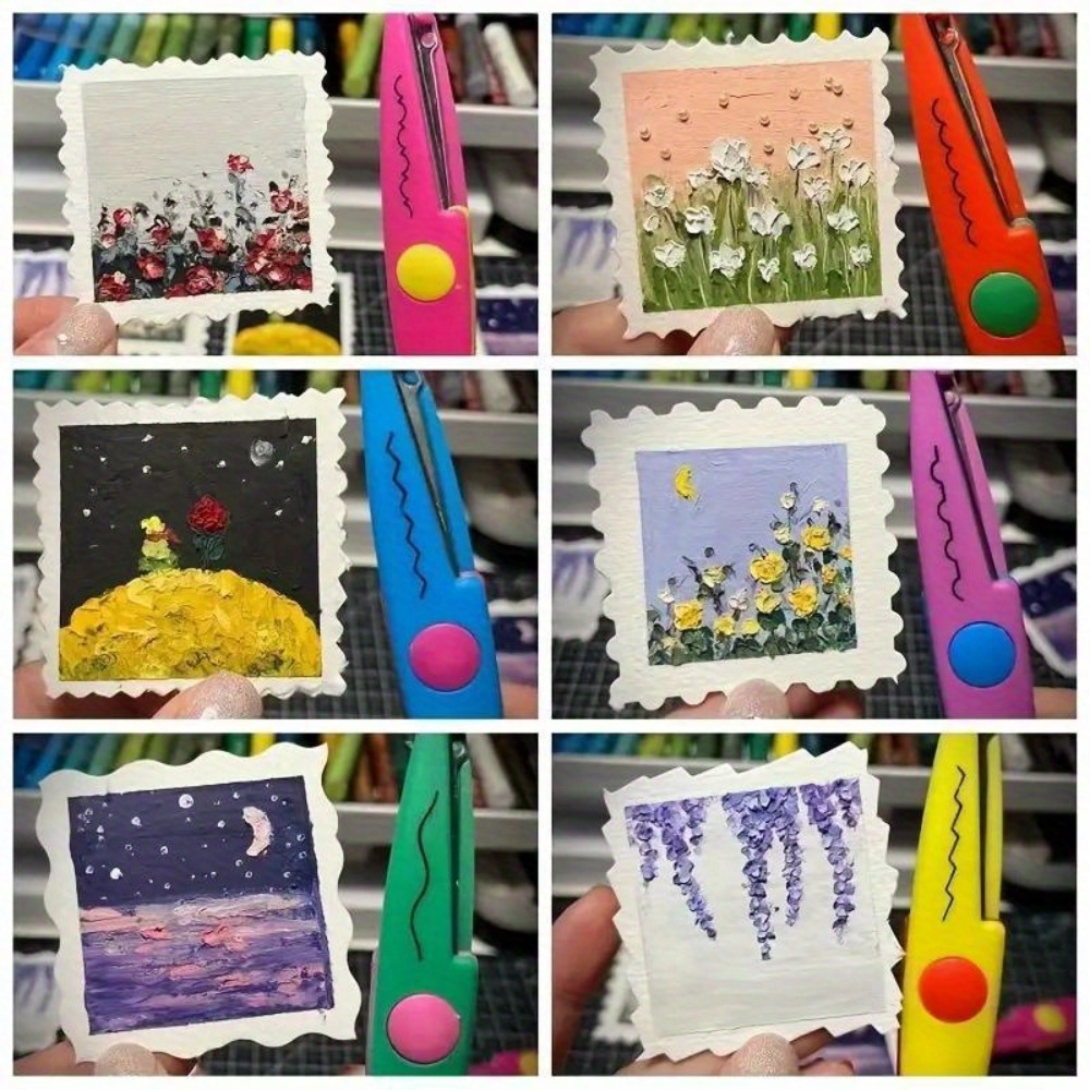6 Pçs/set Tesoura Ondulada Dec - Art Craft 4 Years Old avaliação e preço
