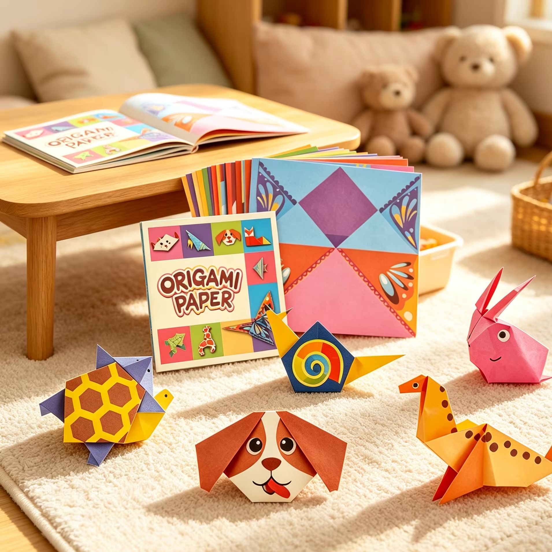 Papel de Origami de Animais em - Art Craft 4 Years Old avaliação e preço