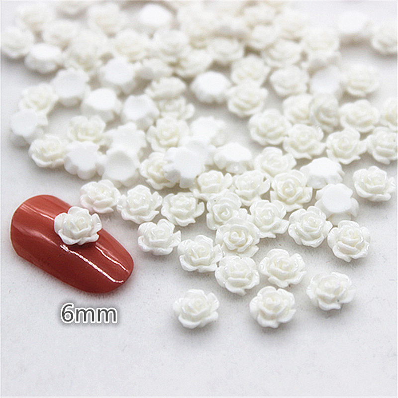 Mini Resina Rose Flor Flatback - Art Craft New Year avaliação e preço