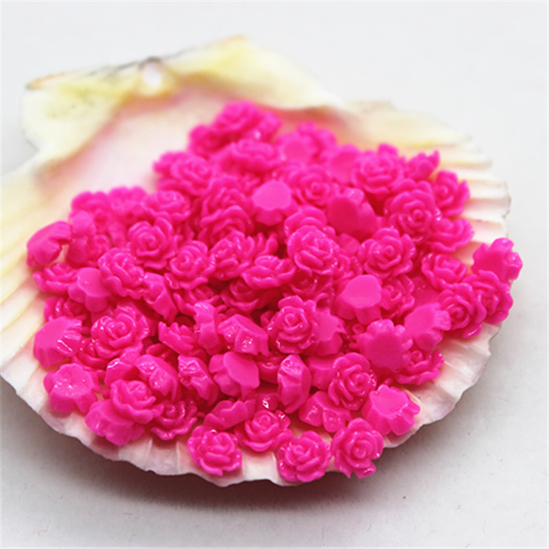 Mini Resina Rose Flor Flatback - Art Craft New Year avaliação e preço