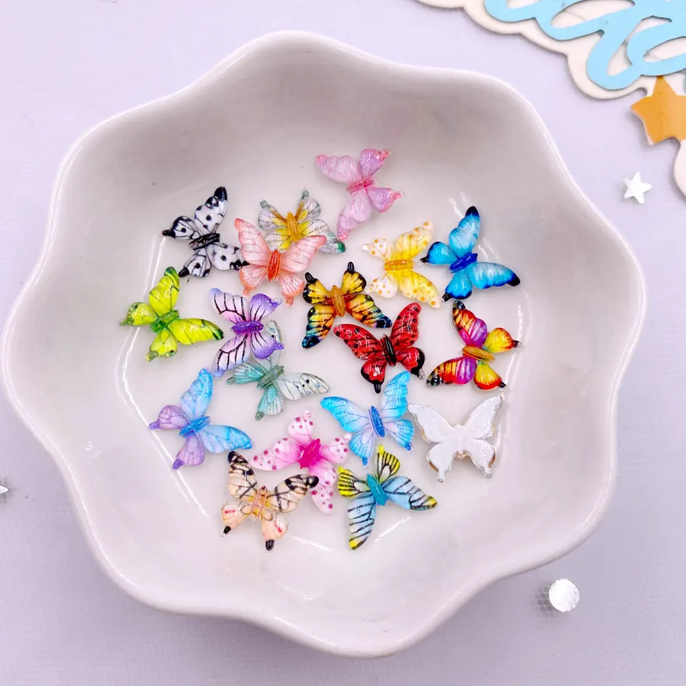 50 pçs 10mm resina mista color - Art Craft New Year avaliação e preço