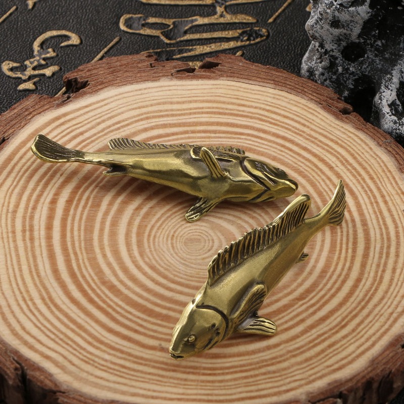 1 pc ornamento de peixe de bro - Art Craft New Year avaliação e preço