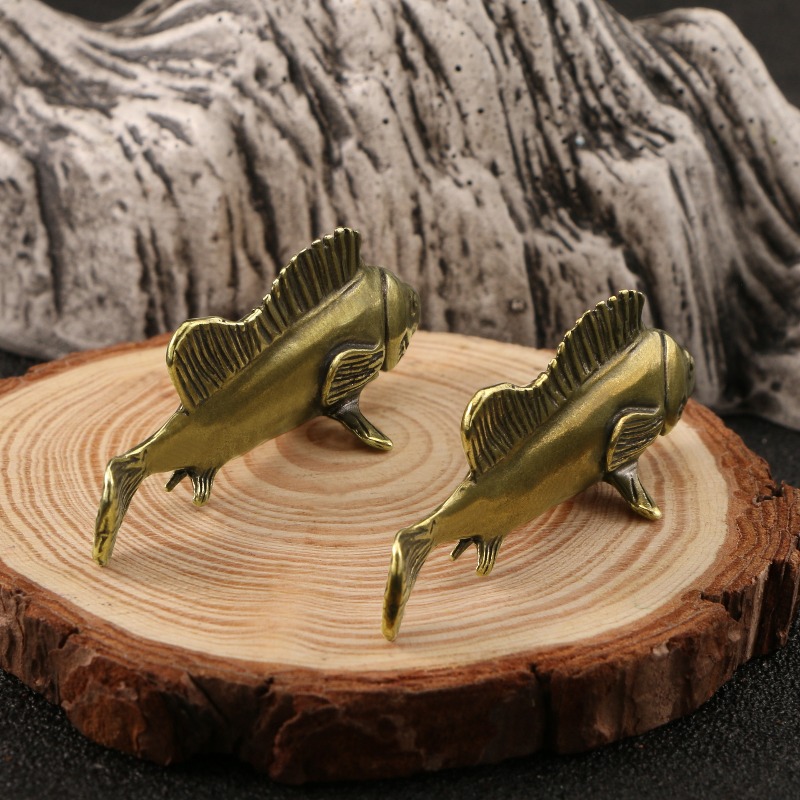 1 pc ornamento de peixe de bro - Art Craft New Year avaliação e preço