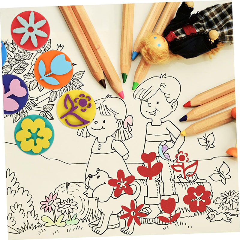 6 pçs/saco selos de espuma par - Art Craft 4 Years Old avaliação e preço