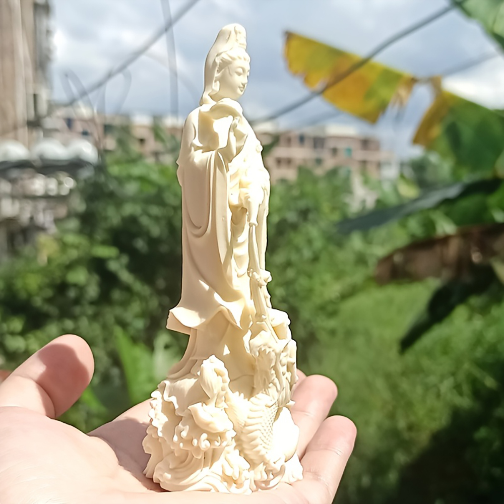 Estátua de Buda Guanyin em Res - Art Craft New Year avaliação e preço