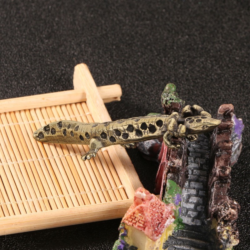 1 pc criativo latão salamandra - Art Craft New Year avaliação e preço