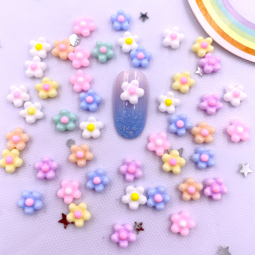 100 Peças de Gemas de Flor Min - Art Craft New Year avaliação e preço