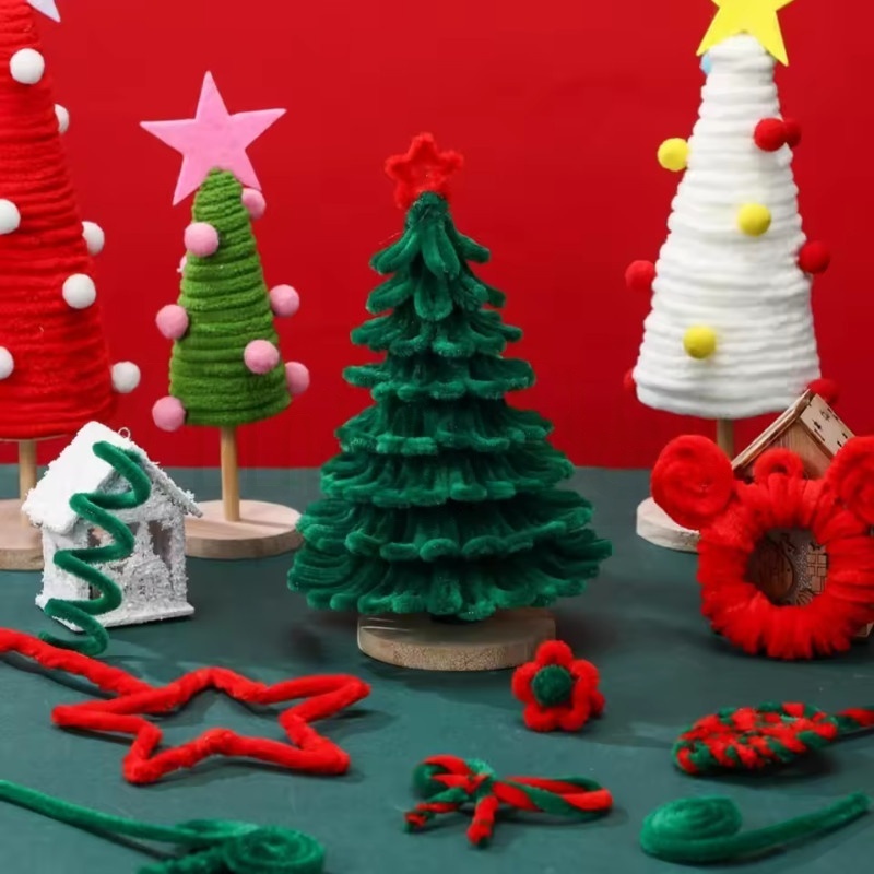 100-300 peças grossas de natal - Art Craft New Year avaliação e preço